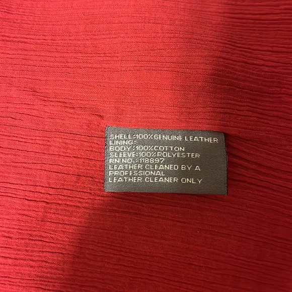 Alexander Julian 100% genuine leather jacket size Medium - Picture 10 of 10